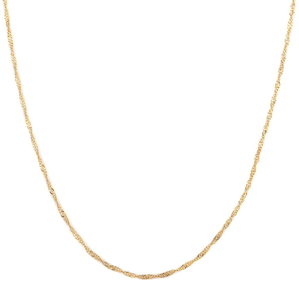 Corrente de Prata com Banho de Ouro ( Colar ) 1 