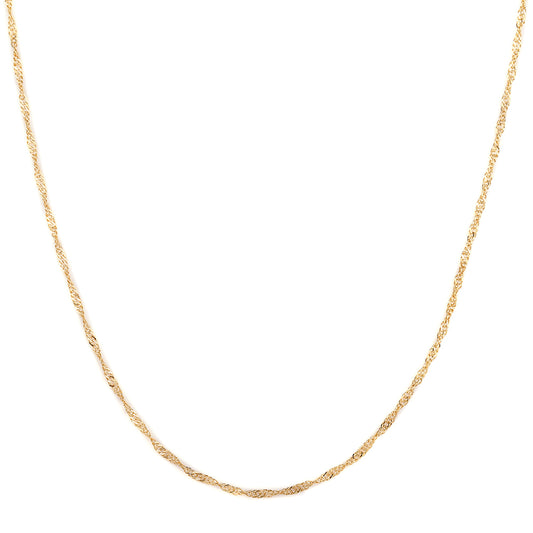 Corrente de Prata com Banho de Ouro ( Colar )