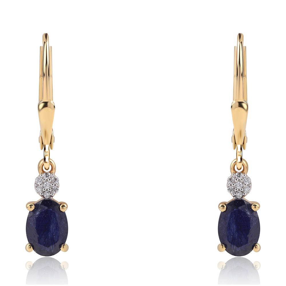 Conjunto de Prata com Banho de Ouro com Rubi da Tailândia e Esmeralda do Brasil  Contraste: Cabeca de Veado (800)