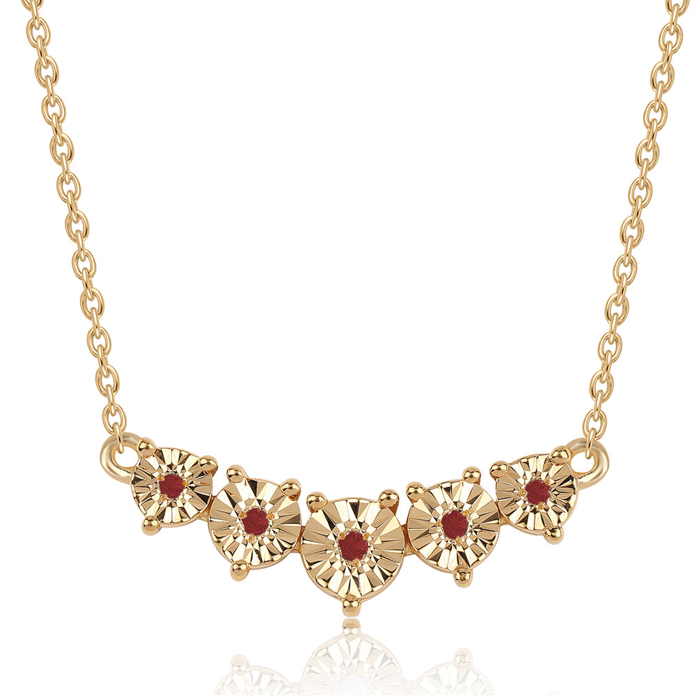 Colar de Prata com Banho de Ouro com Diamante Branco  Contraste: Cabeca de Veado (800) 1 