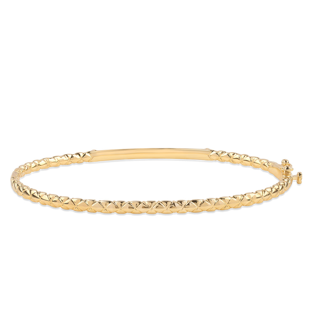 Pulseira de Prata com Banho de Ouro com Diamante Preto  Contraste: Cabeca de Veado (800) 2 