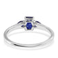 Anel de Prata com Safira Azul Australiana