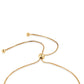 Pulseira de Prata com Banho de Ouro com Espinela Preta
