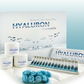 Conjunto Hyaluron Creme 3x125 ml e 15 ampolas de 2 ml