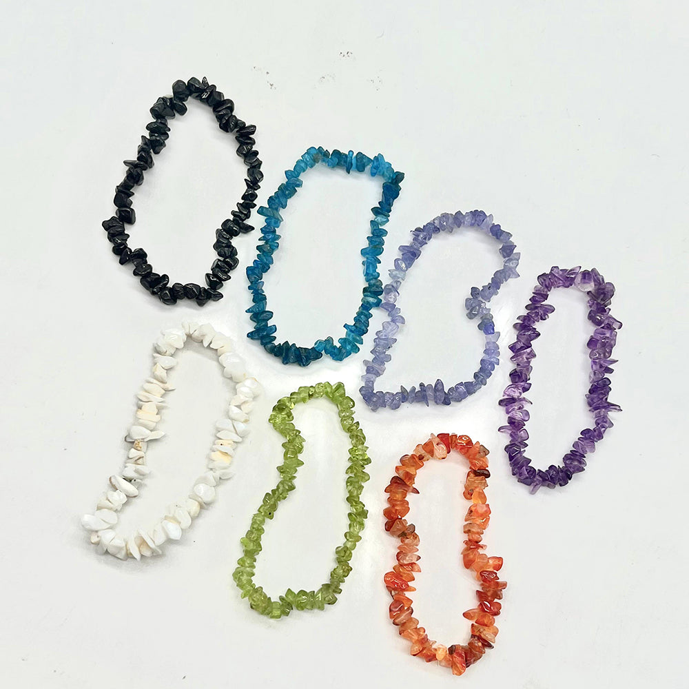 Conjunto Conta com Tanzanite e Ametista de Marrocos ( Pulseira )