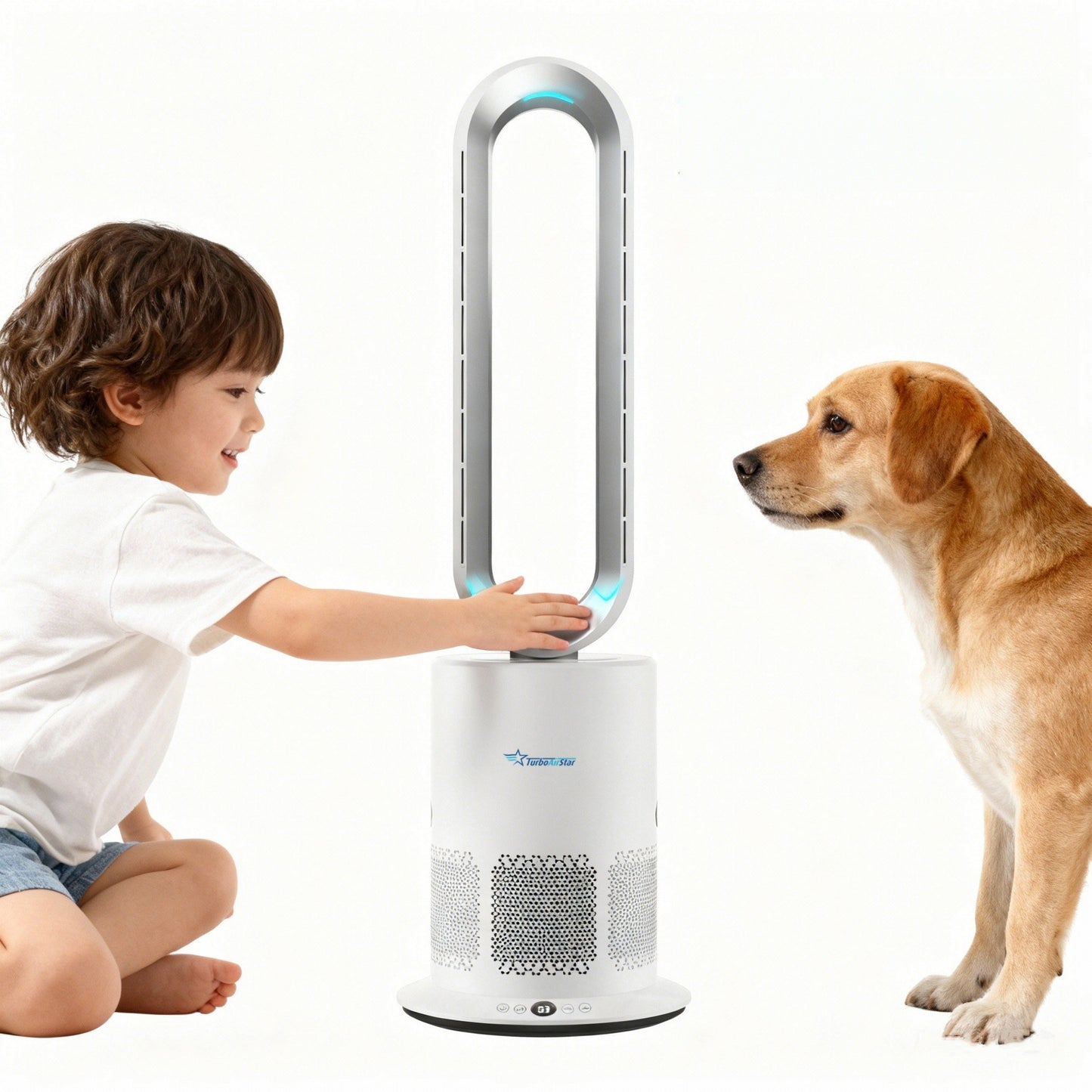 Purificador de ar, ventoinha de arrefecimento e aquecimento TurboAirStar