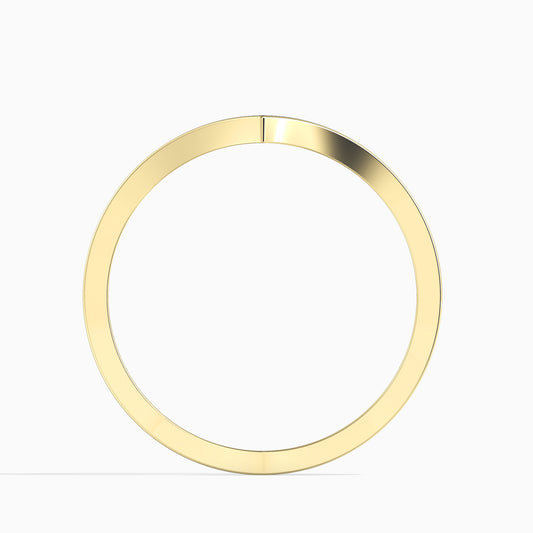 Anel de Ouro 14K com Diamante Branco (11 peças) Contraste: Cabeca de Pato