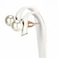 Conjunto de Liga de Ouro com Pérola de Vidro e Cristal Emporia® Branco ( Brincos )