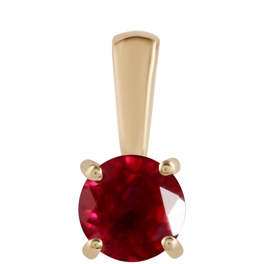 Pendente de Ouro com Rubi de Madagáscar