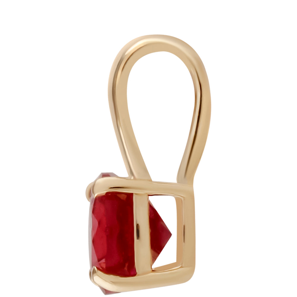 Pendente de Ouro com Rubi de Madagáscar