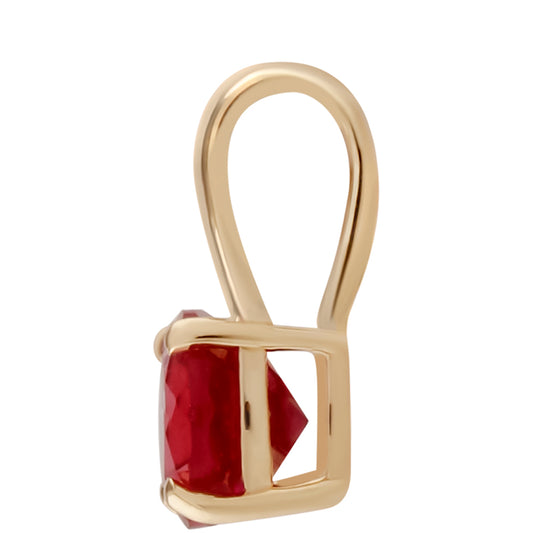 Pendente de Ouro com Rubi de Madagáscar