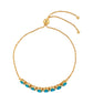 Pulseira de Prata com Banho de Ouro com Turquesa Bela Adormecida  Contraste: Cabeca de Veado (800)