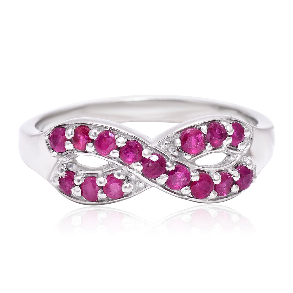 Anel de Prata com Rubi de Madagáscar 1 