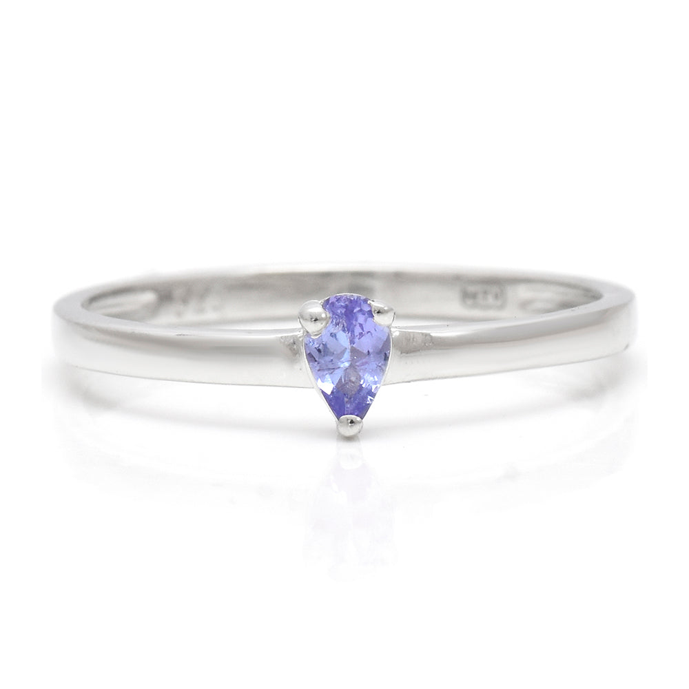 Anel de Prata com Tanzanite AAA 1 