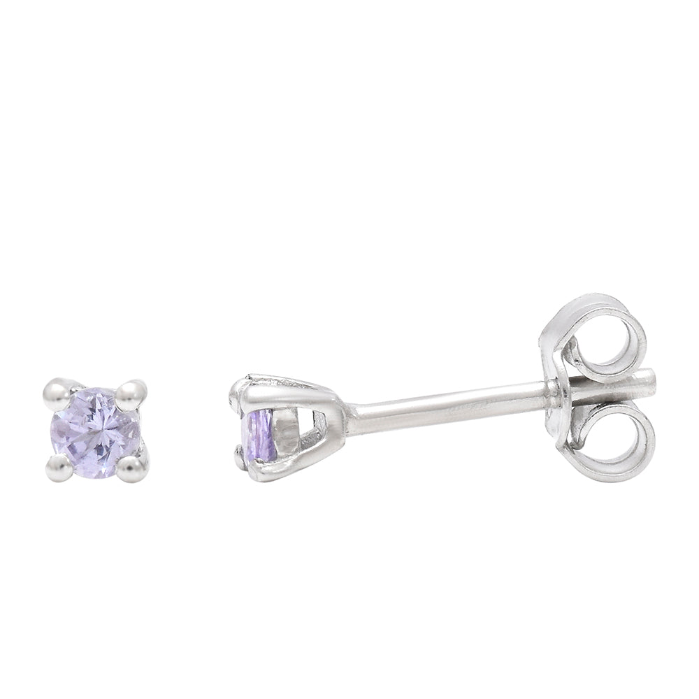 Brincos de Prata com Tanzanite AAA 2 