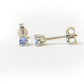 Brincos de Prata com Tanzanite AAA