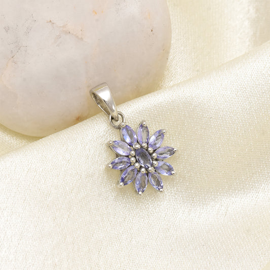 Pendente de Prata com Tanzanite AAA
