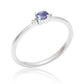 Anel de Prata com Tanzanite AAA