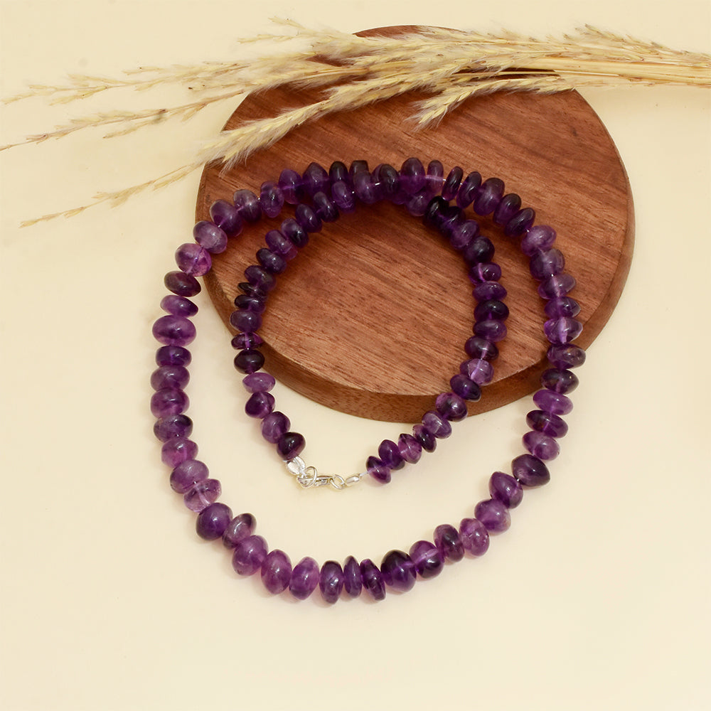 Pulseira de Prata com Ametista do Brasil