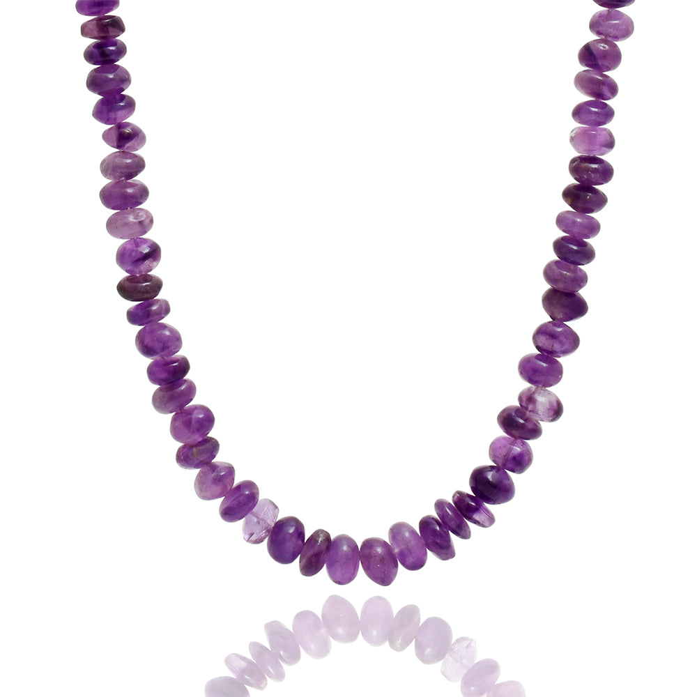 Pulseira de Prata com Ametista do Brasil