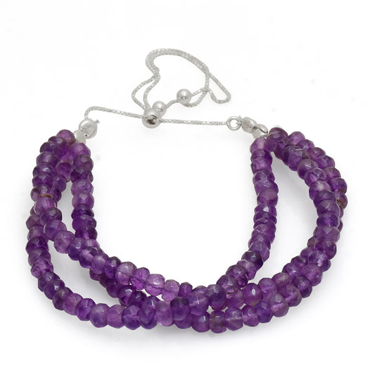 Colar de Prata com Ametista do Brasil