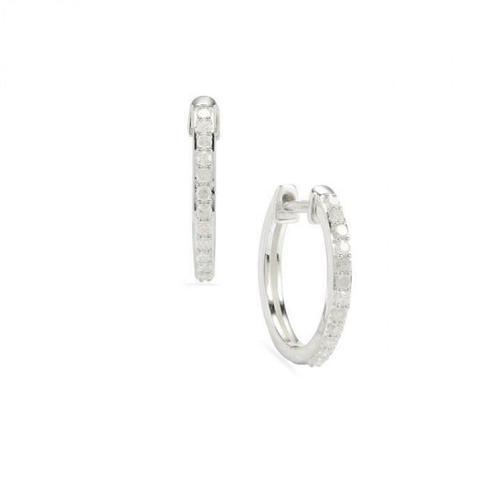 Brincos de Prata com Ametista do Brasil