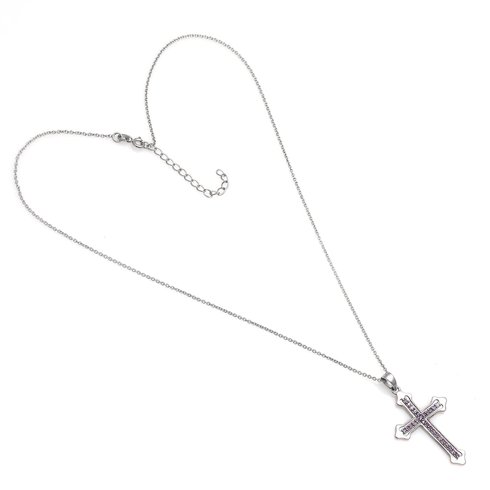 Pendente de Prata com Ametista do Brasil