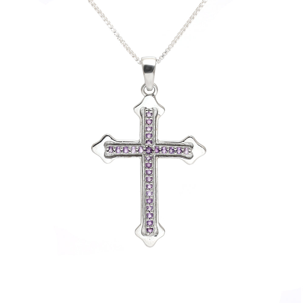 Pendente de Prata com Ametista do Brasil 2 