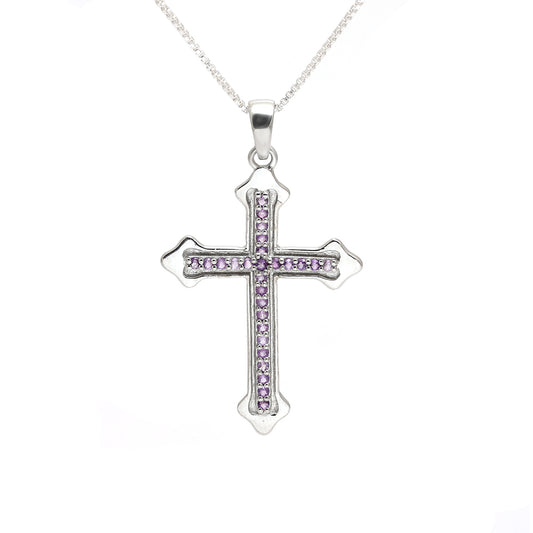 Pendente de Prata com Ametista do Brasil