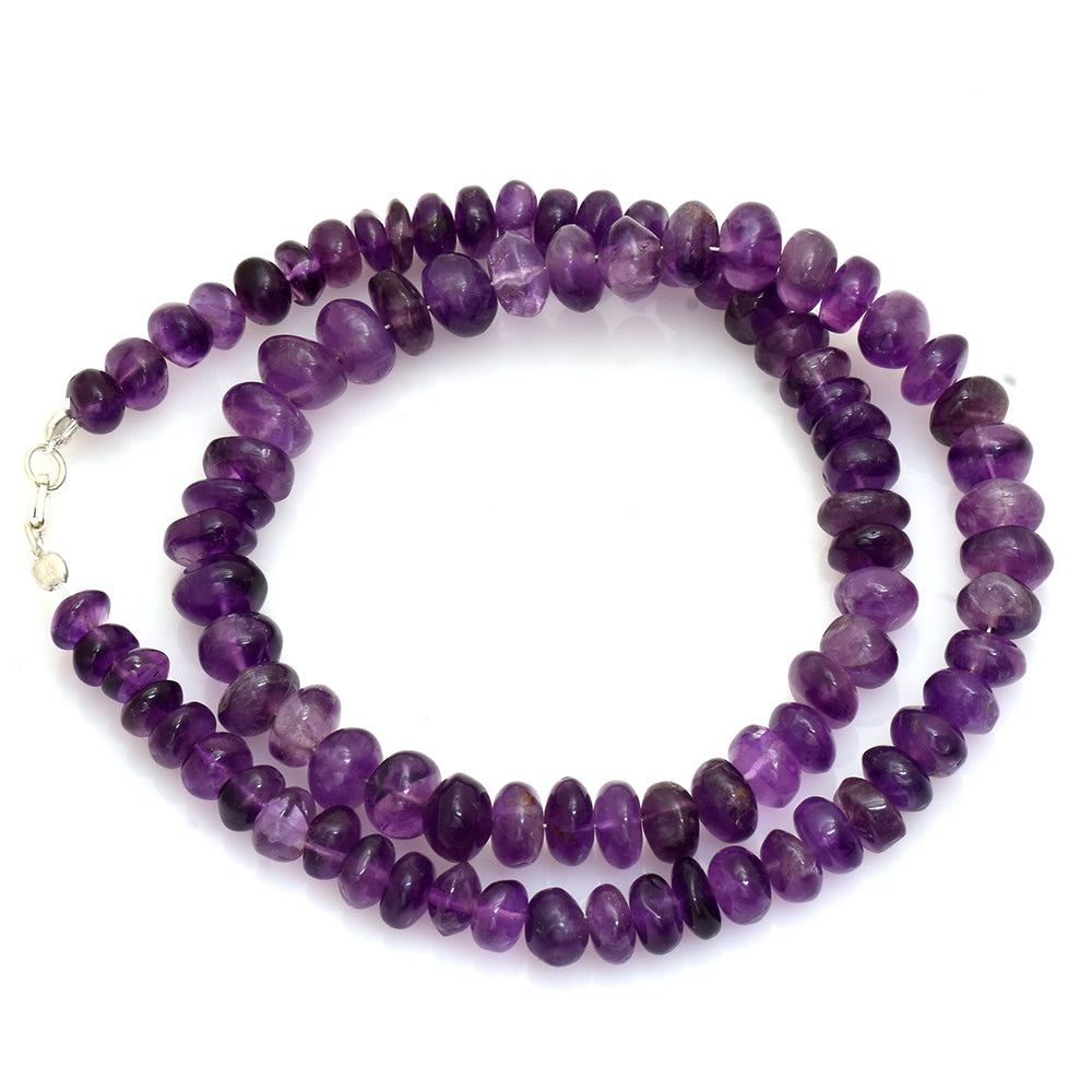 Colar de Prata com Ametista do Brasil  Contraste: Cabeca de Veado (800) 1 