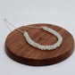 Pulseira de Prata com Pedra da Lua Arco-íris