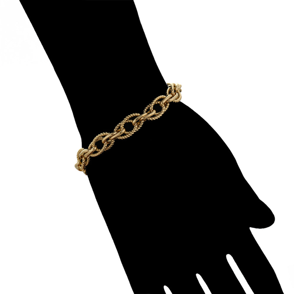 Pulseira de Liga de Ouro 8 