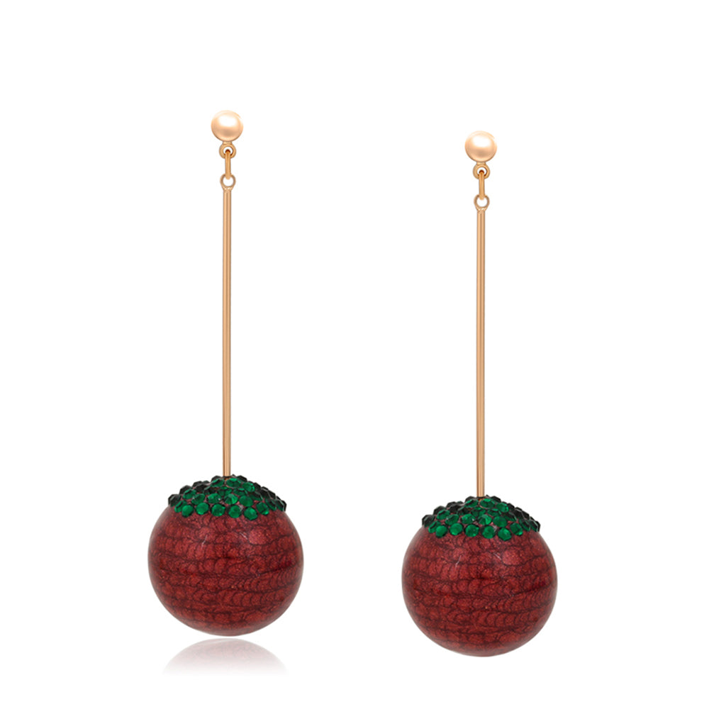 Brincos de Liga de Ouro com Cristal Emporia® Verde 1 