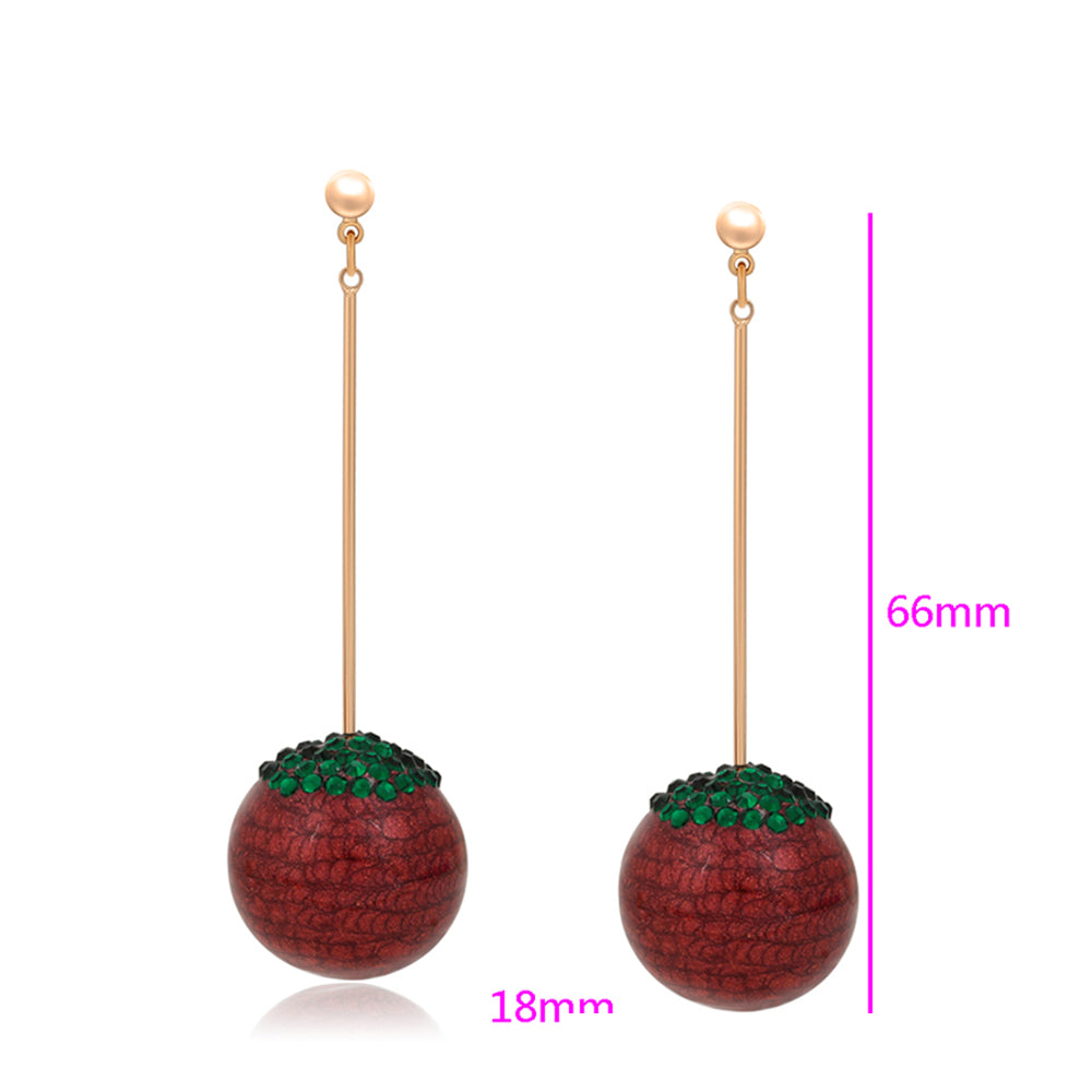 Brincos de Liga de Ouro com Cristal Emporia® Verde 2 