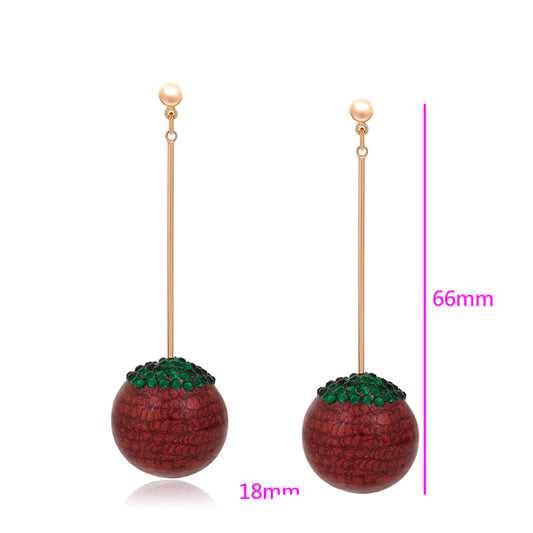 Brincos de Liga de Ouro com Cristal Emporia® Verde