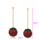 Brincos de Liga de Ouro com Cristal Emporia® Verde
