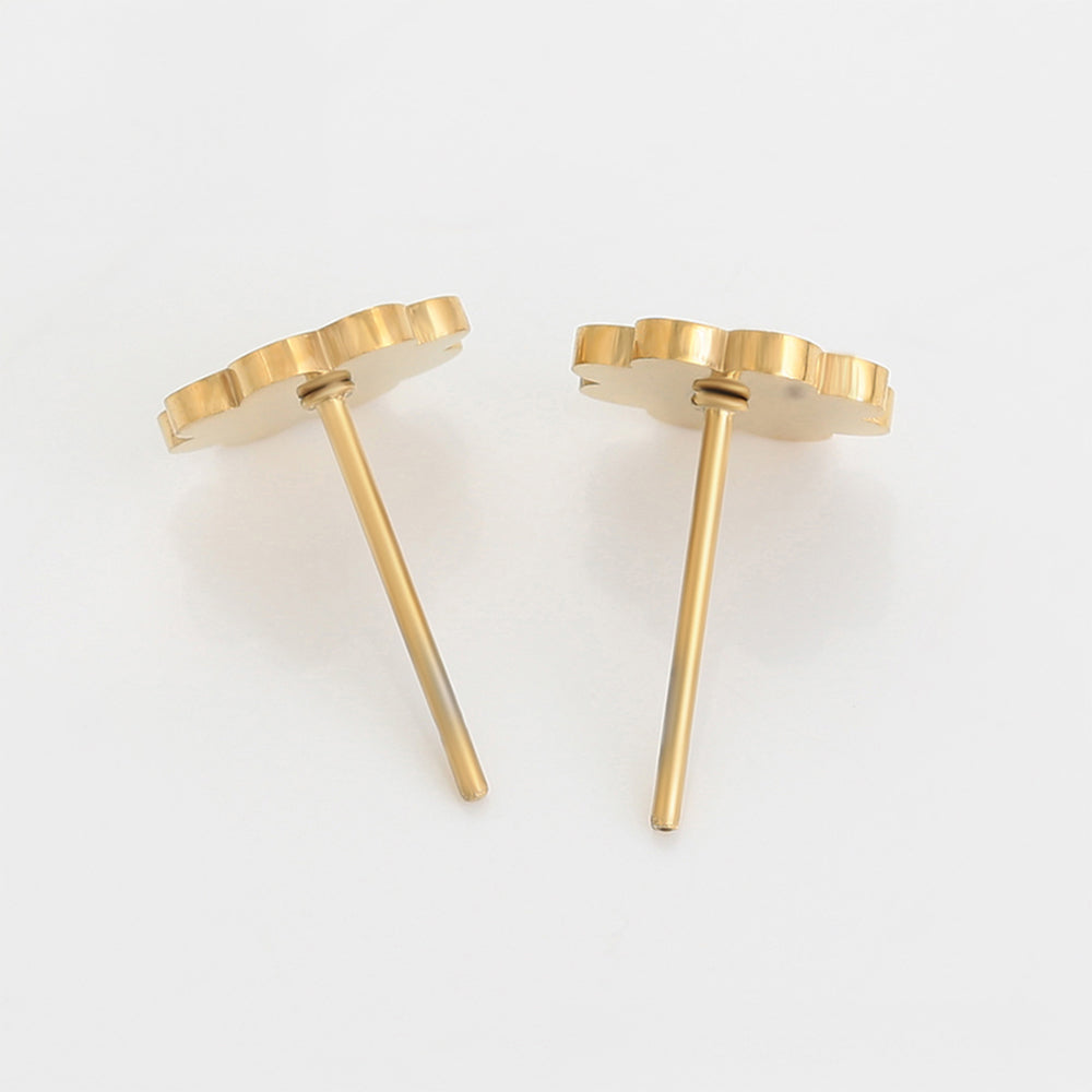 Brincos de Liga de Ouro com Esmalte 5 