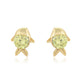 Brincos de Liga de Ouro com Cristal Emporia® Verde