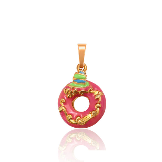 Pendente de Liga de Ouro com Esmalte