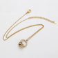 Conjunto de Liga de Ouro com Cristal Emporia® Branco ( Colar+Brincos+Pendente )