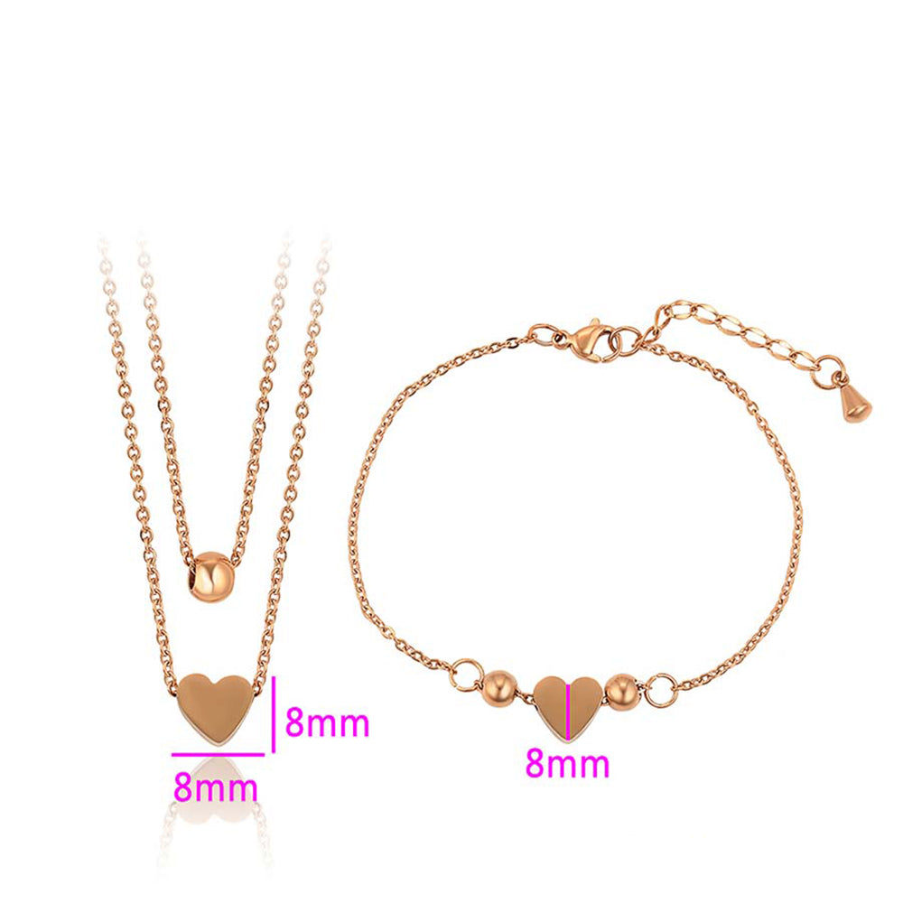 Conjunto de Liga de Ouro ( Colar+Pulseira ) 5 