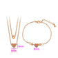 Conjunto de Liga de Ouro ( Colar+Pulseira )
