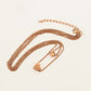 Conjunto de Liga de Ouro ( Colar+Pulseira )