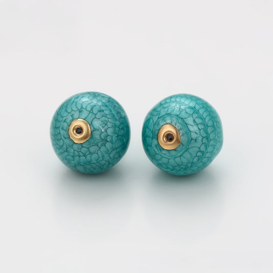 Amuleto de Liga de Ouro com Cristal Emporia® Verde