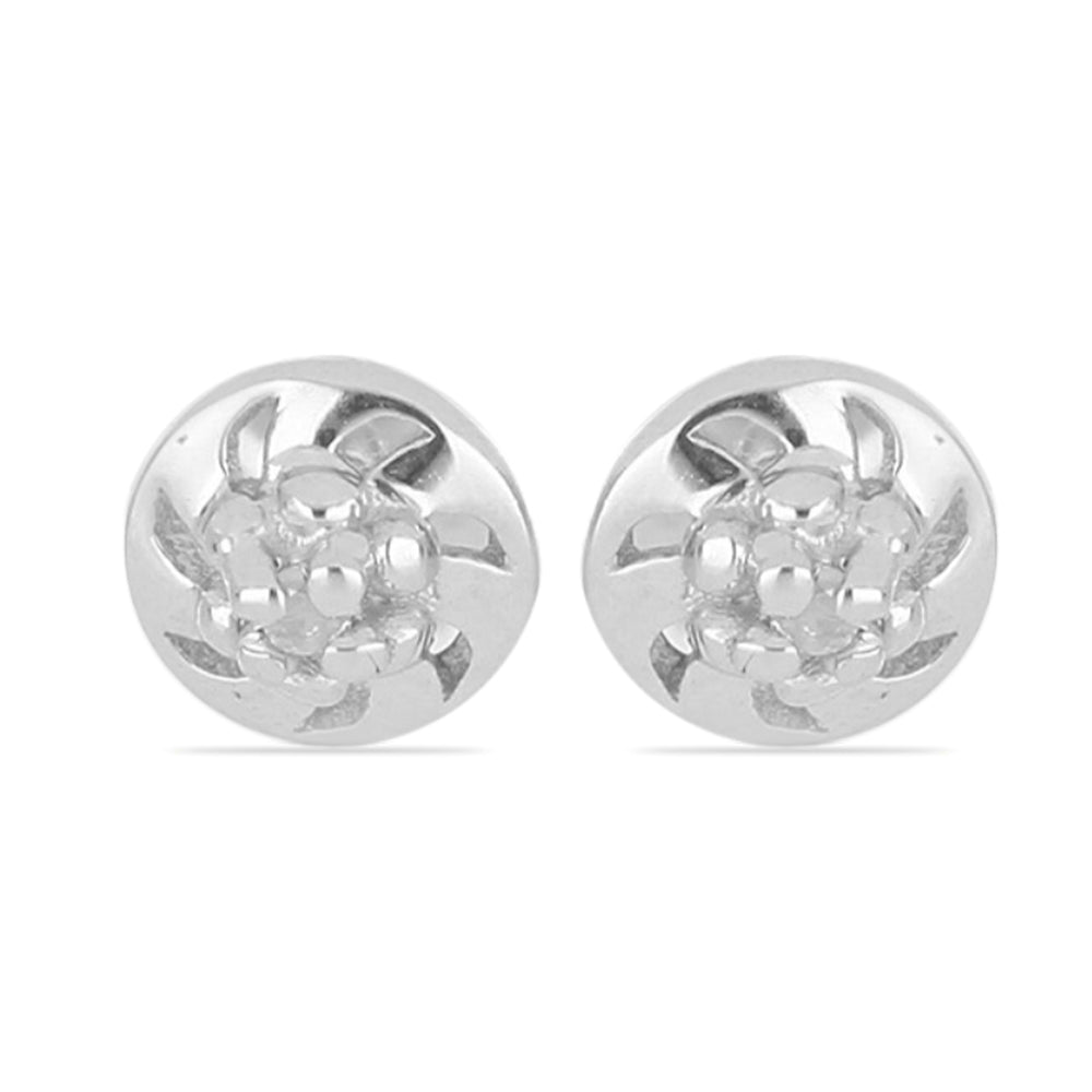 Brincos de Prata com Diamante