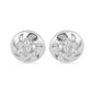 Brincos de Prata com Diamante