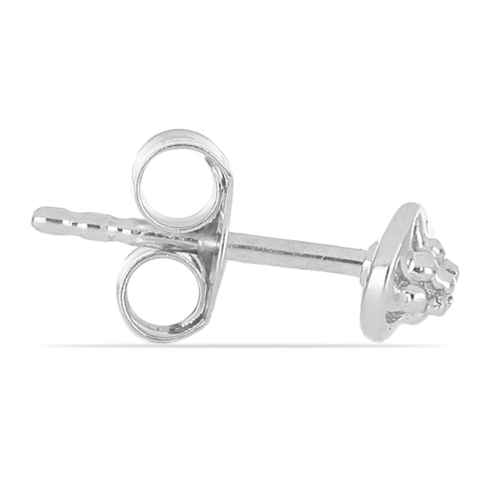 Brincos de Prata com Diamante 2 
