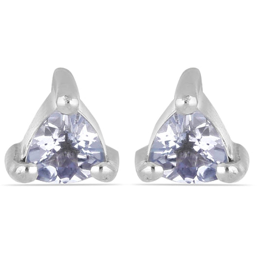 Brincos de Prata com Tanzanite