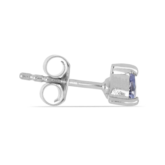 Brincos de Prata com Tanzanite