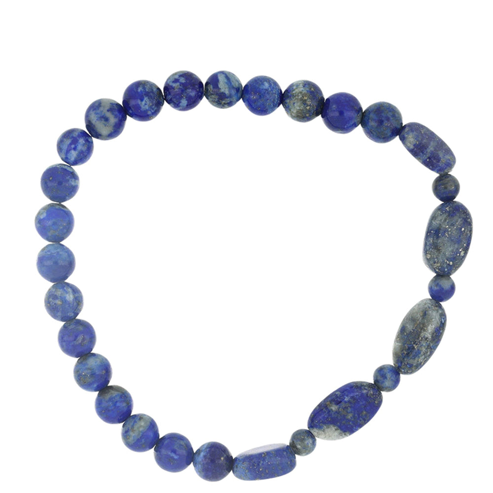 Pulseira com Lapis Lazuli de Badaquexão